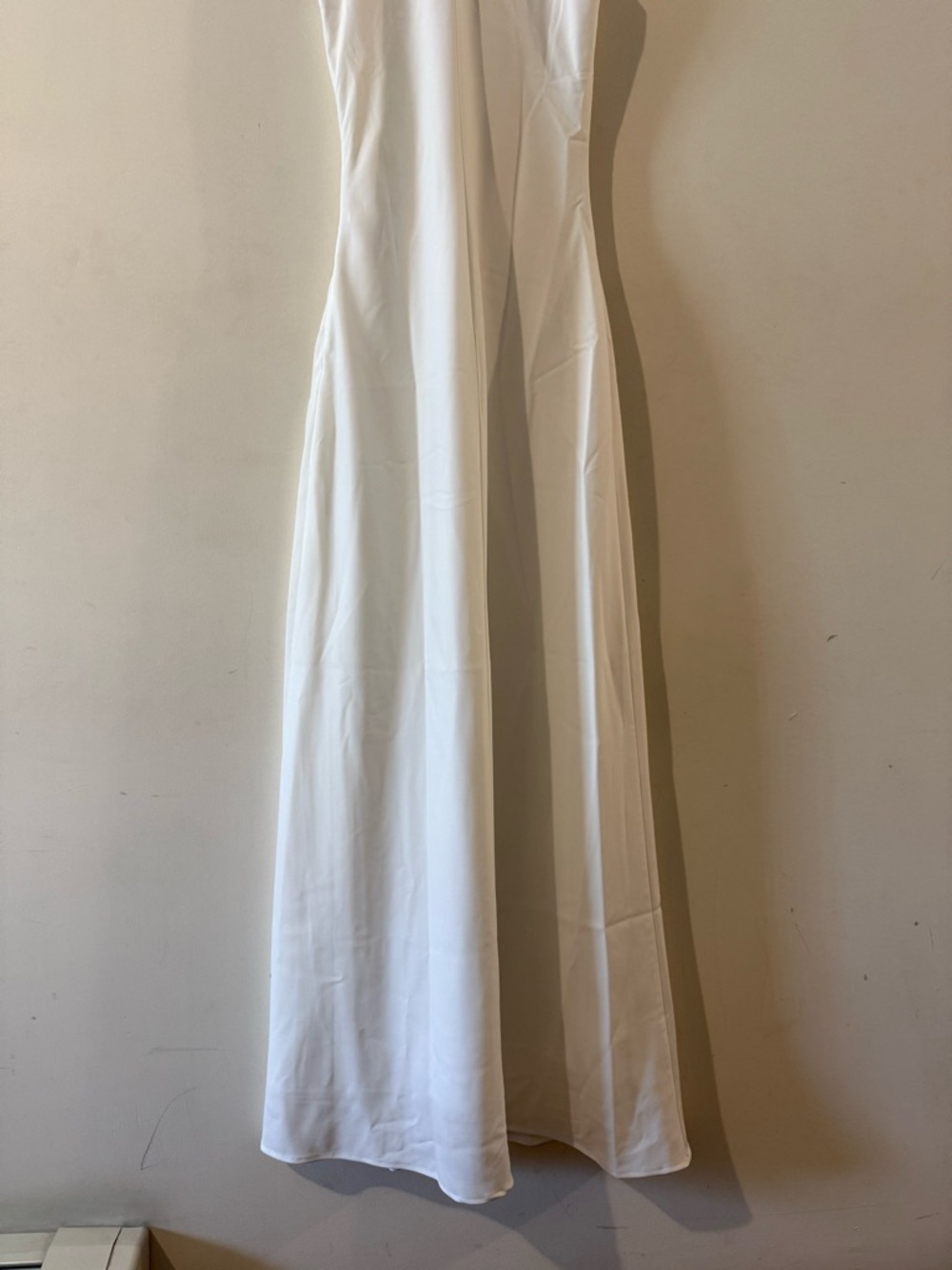 Lulu's white cowl neck halter dress - Picture 7 of 9
